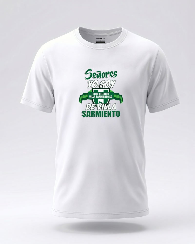 Remera Club Atletico Villa Sarmiento - Señores yo soy